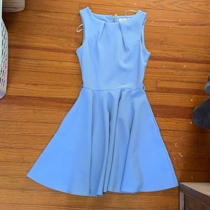 Baby blue swing dress